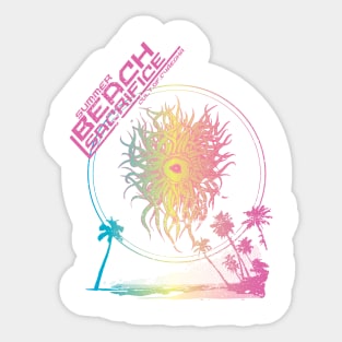 Summer Beach Sacrifice Sticker